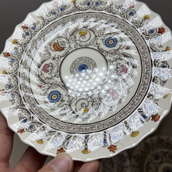 Set Of 8 Vtg Copeland Spode Florence England 6” Bread and Butter Plates - Picture 3 of 6